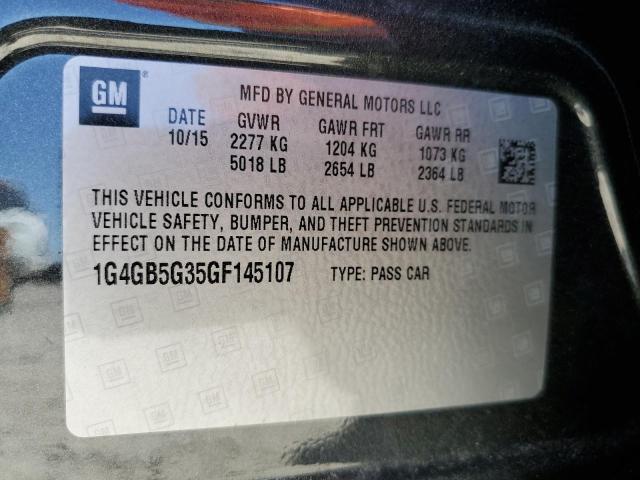 1G4GB5G35GF145107 Buick Lacrosse