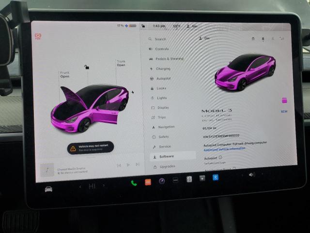 5YJ3E1EBXMF865032 Tesla MODEL 3