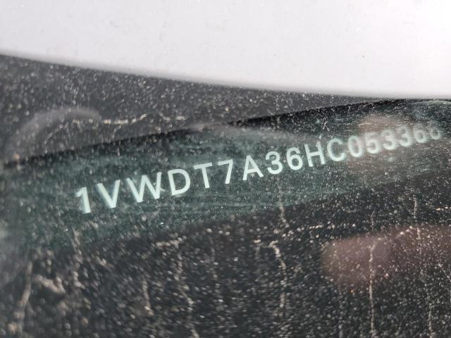 1VWDT7A36HC053366 Volkswagen Passat R-line