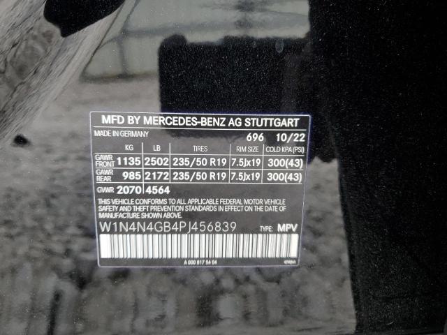 W1N4N4GB4PJ456839 Mercedes-Benz GLA 250