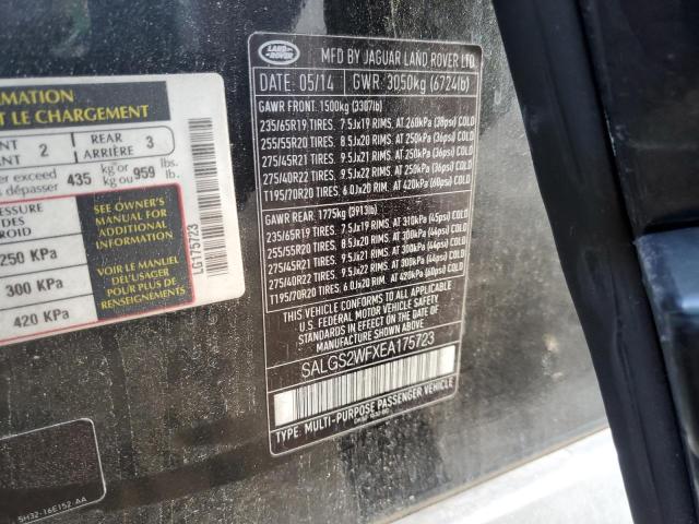SALGS2WFXEA175723 Land Rover Range Rover Hse
