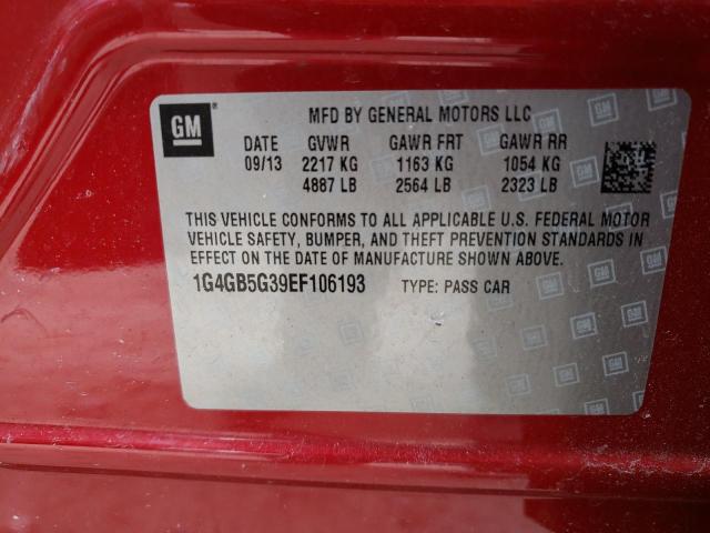 1G4GB5G39EF106193 Buick Lacrosse