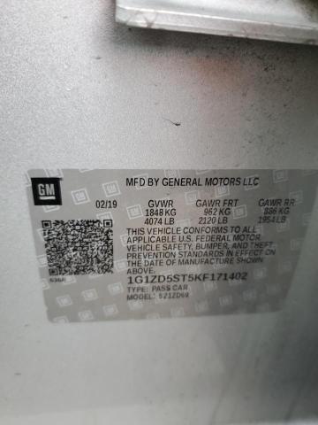 1G1ZD5ST5KF171402 Chevrolet MALIBU LT