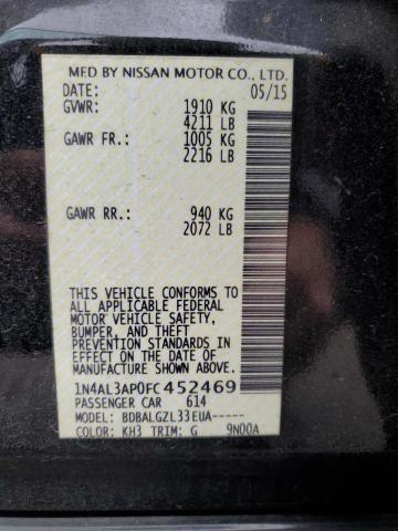 Nissan ALTIMA 2.5 2015 1N4AL3AP0FC452469 Image 12