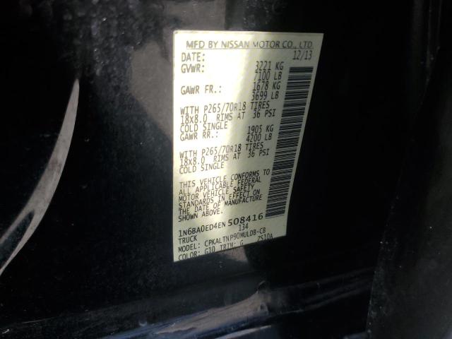 1N6BA0ED4EN508416 Nissan TITAN S