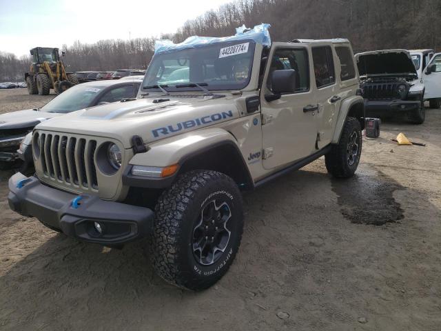 Aukcja sprzedaży 2022 Jeep Wrangler Unlimited Rubicon 4xe, vin: 1C4JJXR66NW229904, numer aukcji: 44220774