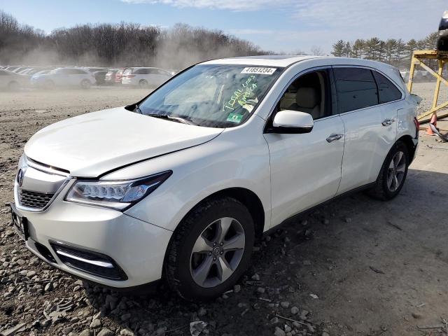 41851234 :رقم المزاد ، 5FRYD4H25FB021360 vin ، 2015 Acura Mdx مزاد بيع