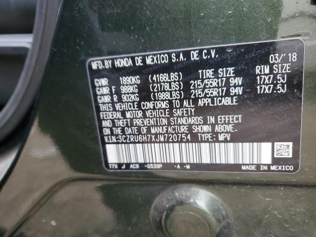 3CZRU6H7XJM720754 Honda Hr-v Exl