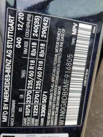 W1N0G8DB5MF916805 Mercedes-Benz GLC 300