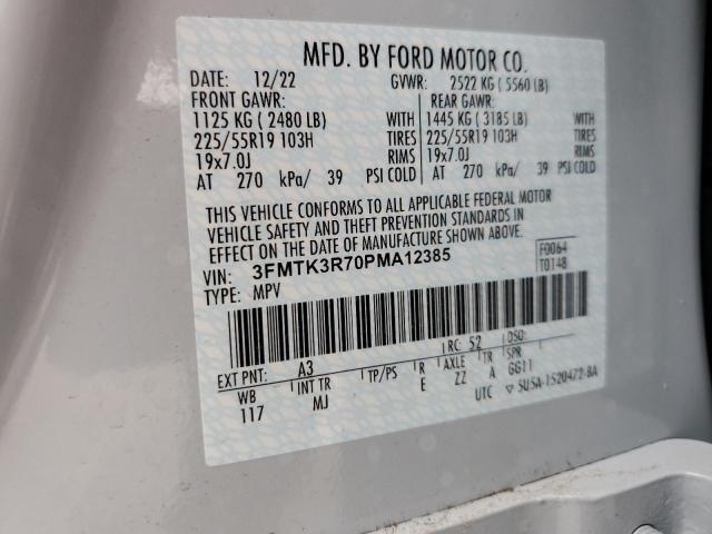 3FMTK3R70PMA12385 Ford Mustang Mach-e Premium