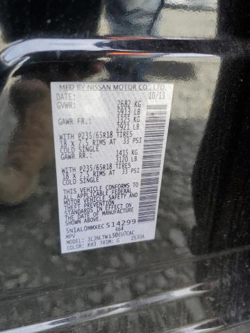 5N1AL0MMXEC514299 Infiniti QX60