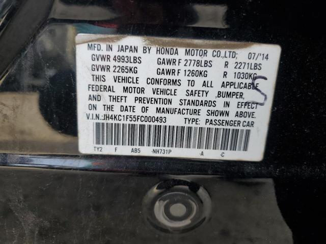 JH4KC1F55FC000493 Acura RLX TECH