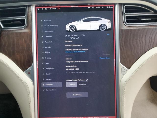 5YJSA1E25JF244770 Tesla MODEL S