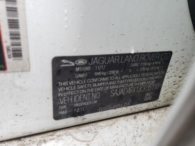 SAJAD4FX1JCP35110 Jaguar XE PREMIUM