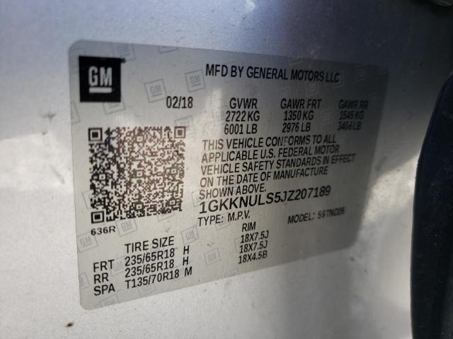 1GKKNULS5JZ207189 GMC Acadia Slt-1