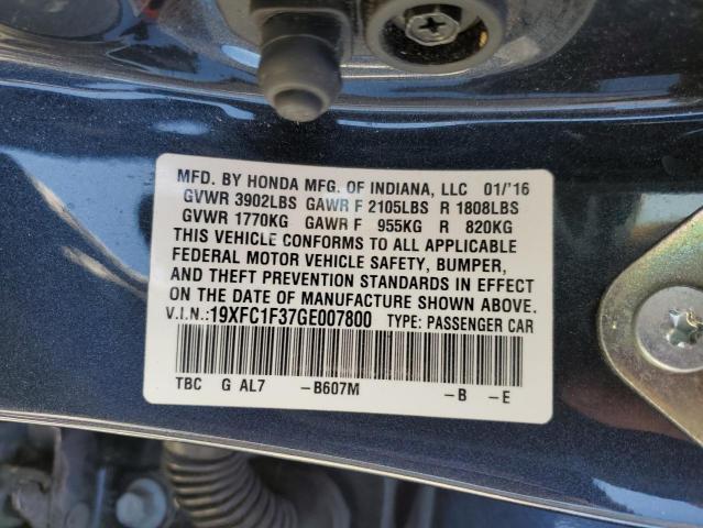 19XFC1F37GE007800 Honda CIVIC EX