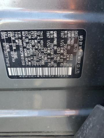 JN8BT3DC2PW101509 Nissan Rogue Platinum