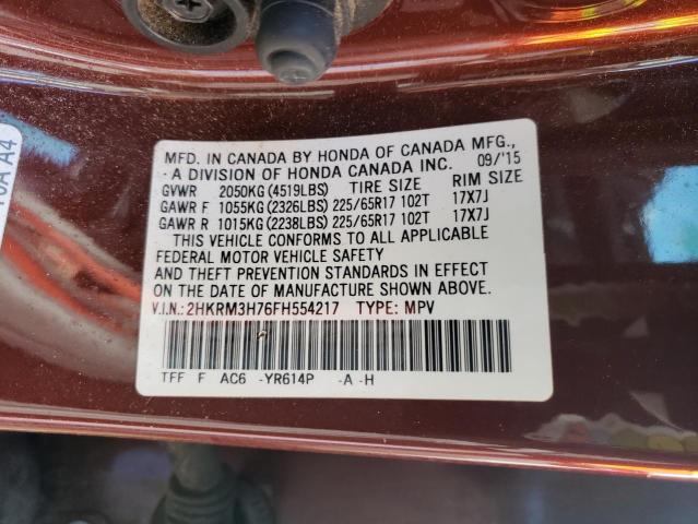 2HKRM3H76FH554217 Honda CR-V EXL