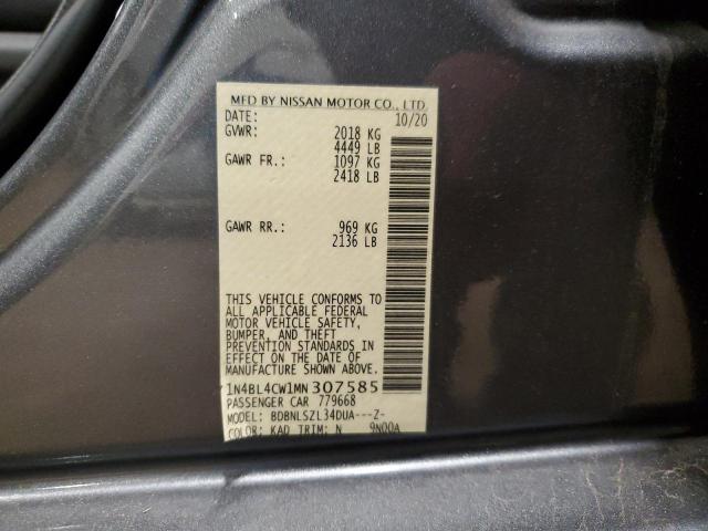 1N4BL4CW1MN307585 Nissan ALTIMA SR