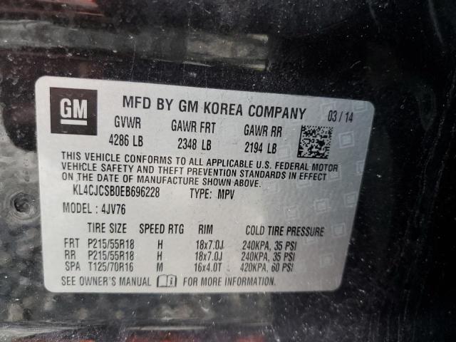 KL4CJCSB0EB696228 Buick Encore