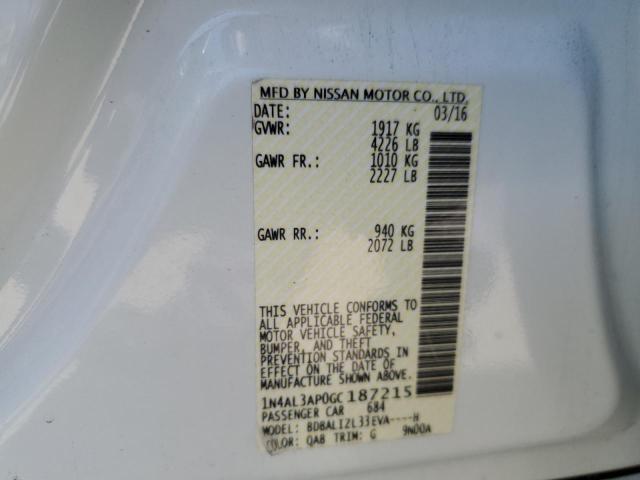 1N4AL3AP0GC187215 Nissan ALTIMA 2.5
