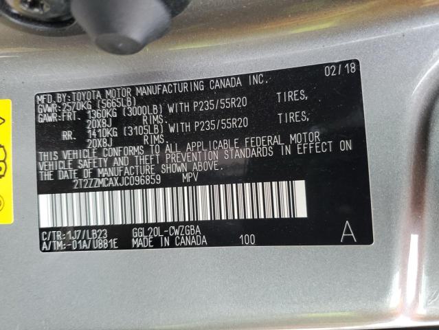2T2ZZMCAXJC096859 Lexus Rx 350 Base