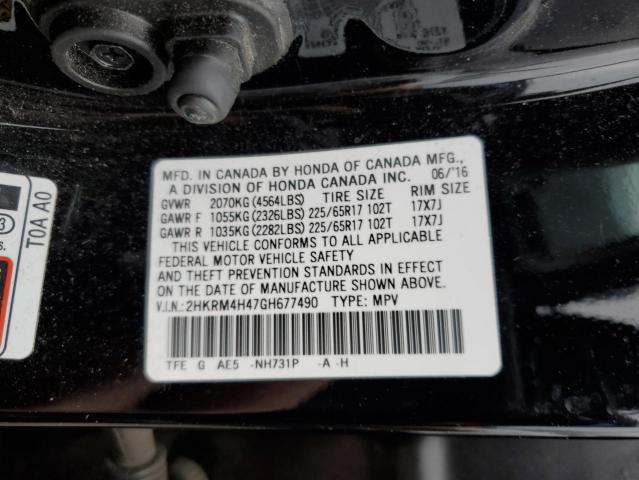 2HKRM4H47GH677490 Honda CR-V SE