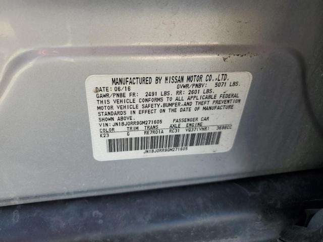JN1BJ0RR9GM271605 Infiniti QX50
