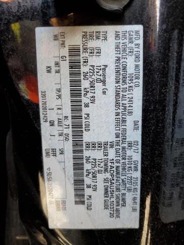 1FADP5AU5HL103720 Ford C-MAX SE