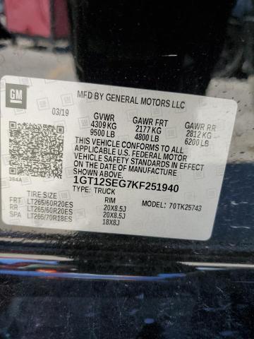 1GT12SEG7KF251940 GMC Sierra K2500 Denali