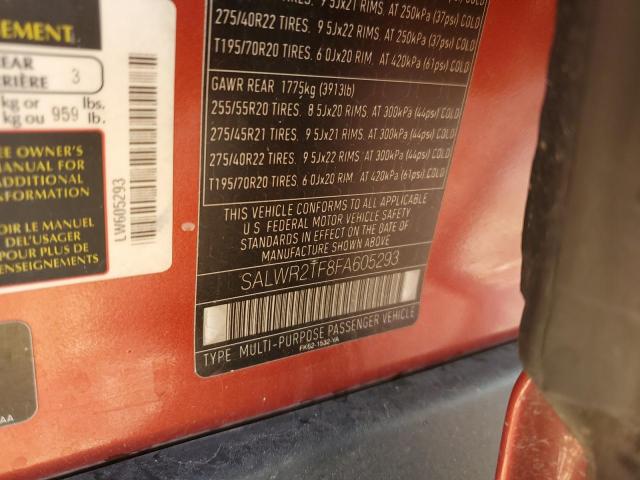 SALWR2TF8FA605293 Land Rover Range Rover Sport Sc