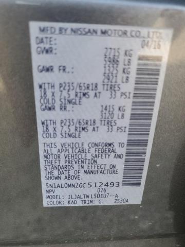 5N1AL0MN2GC512493 Infiniti QX60