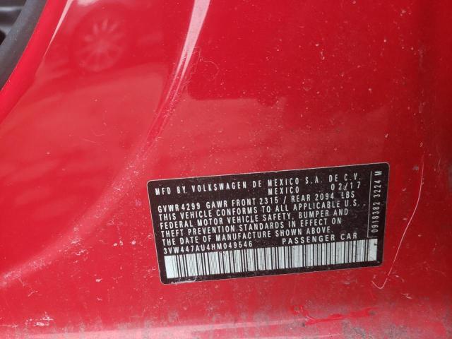 3VW447AU4HM049546 Volkswagen GTI S/SE