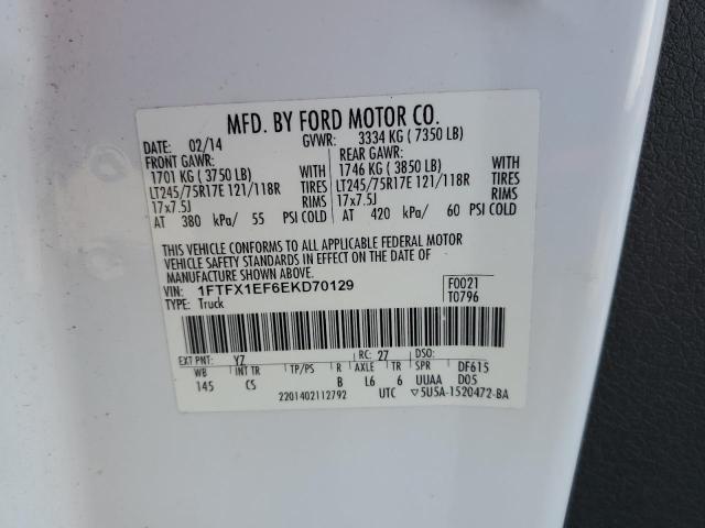 1FTFX1EF6EKD70129 Ford F150 Super Cab