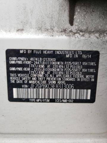 JF2GPBKC9EH313006 Subaru Xv Crosstrek 2.0i Hybrid Touring