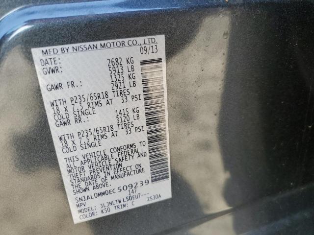 5N1AL0MM0EC509239 Infiniti QX60