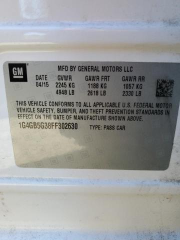 1G4GB5G38FF302630 Buick Lacrosse