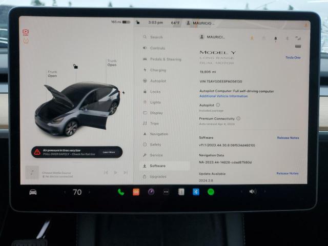7SAYGDEE8PA056130 Tesla Model Y