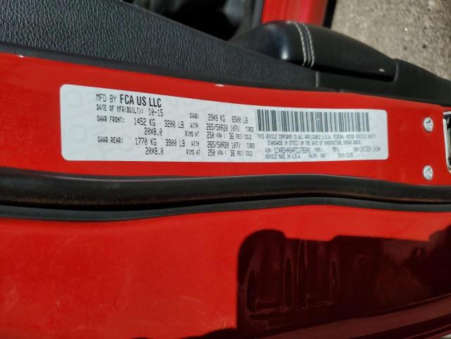 1C4RDHAG4FC176241 Dodge Durango Sxt