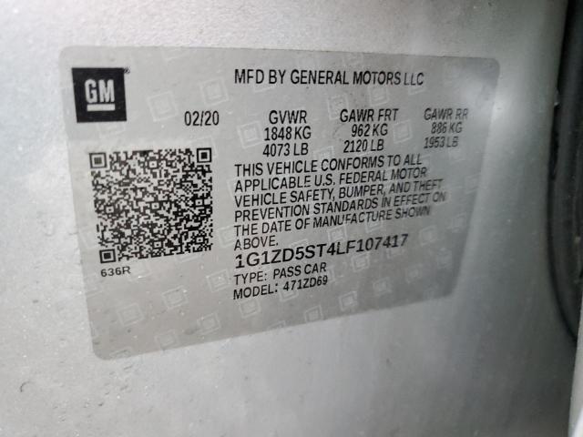 1G1ZD5ST4LF107417 Chevrolet MALIBU LT