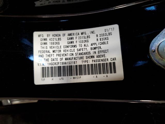 1HGCR2F7XHA152197 Honda ACCORD EX
