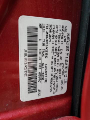 JN1BJ1CR3JW283582 Nissan Rogue Sport S