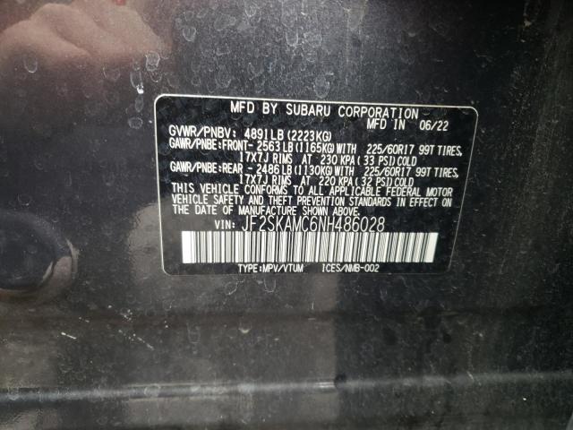 JF2SKAMC6NH486028 Subaru Forester Wilderness