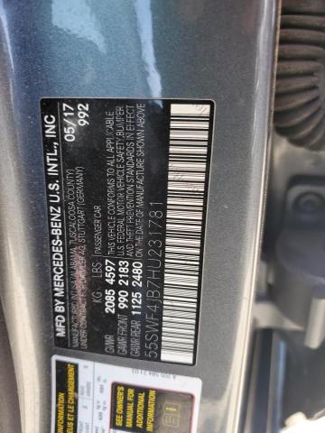 55SWF4JB7HU231781 Mercedes-Benz C 300