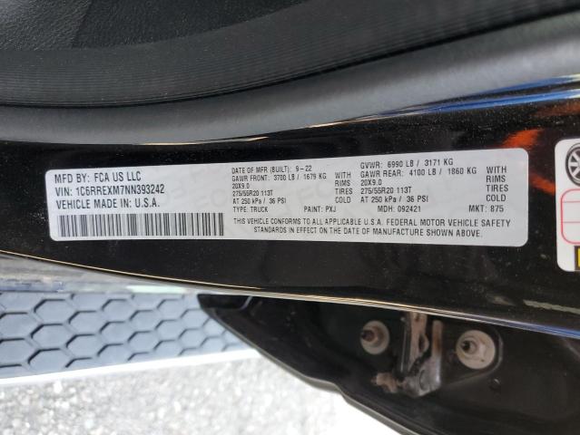 1C6RREXM7NN393242 RAM 1500 Hfe