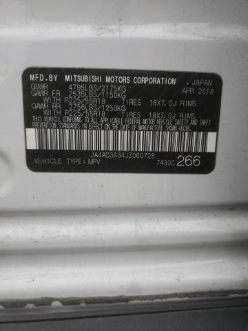JA4AD3A34JZ060728 Mitsubishi Outlander Se