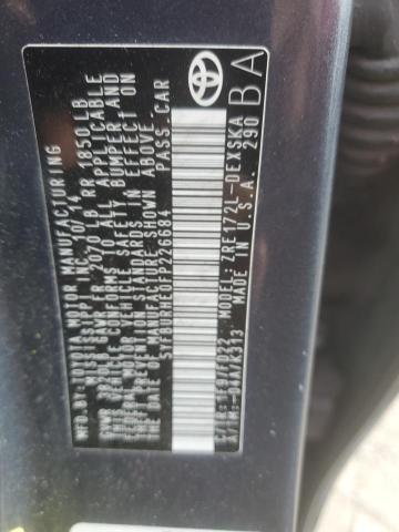 5YFBURHE0FP226684 Toyota COROLLA L