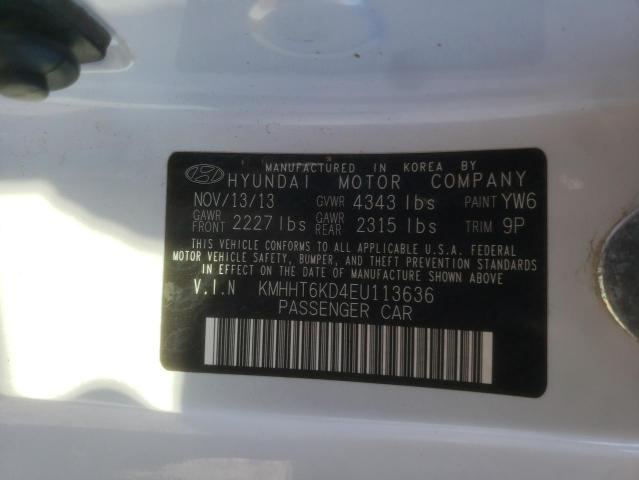 KMHHT6KD4EU113636 Hyundai Genesis Coupe 2.0t