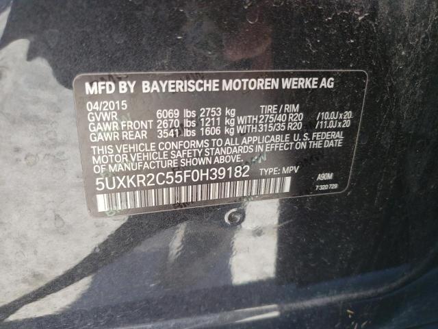 5UXKR2C55F0H39182 BMW X5 Sdrive35i