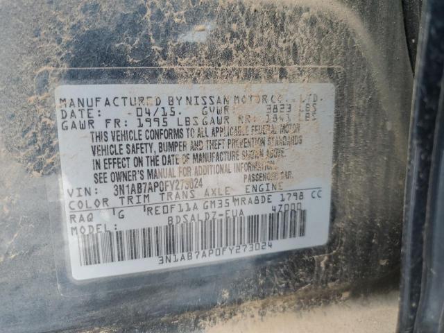 3N1AB7AP0FY273024 Nissan SENTRA S